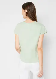 Basic T-skjorte med trykk (2-pack), bonprix