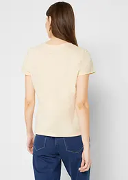 Basic T-skjorte med trykk (2-pack), bonprix