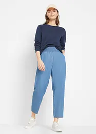 Mom-jeans, High-Waist, økologisk bomull, bonprix