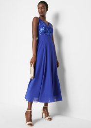 Chiffon-kjole med paljettbroderi, bpc selection premium