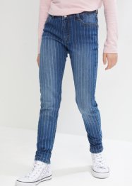 Skinny jeans med striper til jente, John Baner JEANSWEAR
