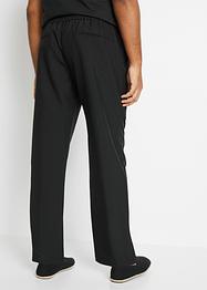 Loose fit pull on-bukse av resirkulert polyester, straight, RAINBOW