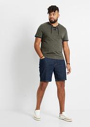 T-shirt med snøring, John Baner JEANSWEAR