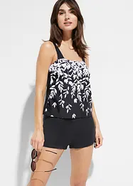 Tankini med badeshorts (2-delt sett), bonprix