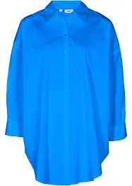 Oversized bluse av bomull med 3/4-lang arm, bonprix