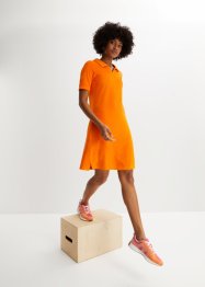 Frotté-kjole med polokrage, bpc bonprix collection