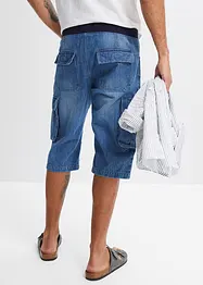 Lang bermudashorts i denim, Relaxed Fit, bonprix