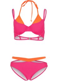 Bøyle-bikini (2-delt sett) av resirkulert polyamid, RAINBOW
