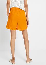 Lin-shorts med volang, BODYFLIRT