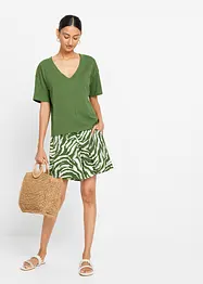 Oversized topp av ren økologisk bomull, bonprix