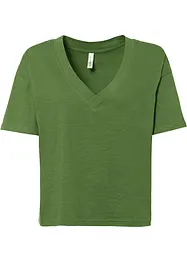 Oversized topp av ren økologisk bomull, bonprix