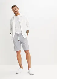 Bermudashorts i linmiks, Regular Fit, bonprix