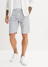 Bermudashorts i linmiks, Regular Fit, bonprix