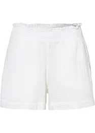 Musselin-shorts av bomull, bonprix