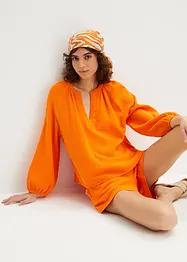 Oversized bluse i musselin, bonprix
