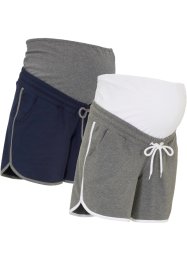 Mamma-sweatshorts med bomull (2-pack), bpc bonprix collection