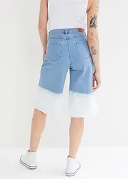 Wide Leg-jeans, Mid Waist, bermuda Dip Dye, John Baner JEANSWEAR