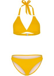 Halterneck-bikini (2-delt sett) av resirkulert polyamid, bpc bonprix collection