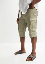 Lang cargo-bermudashorts med komfortsnitt, Regular Fit, bonprix