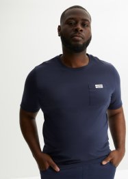 T-skjorte med lomme, av økologisk bomull (2-pack), bpc bonprix collection