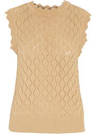 Vest med heklet look, bpc bonprix collection