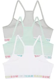 Bustier til jente (3-pack), bonprix