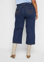 Wide Leg-jeans Mid Waist, Cropped, bonprix