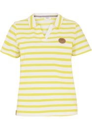 Poloskjorte med striper i bomull, bpc bonprix collection