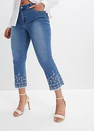 Jeans med broderi, BODYFLIRT