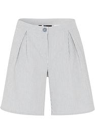 Stripet shorts i seersucker med justerbar størrelse i linningen, bpc bonprix collection