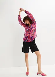 Slip on-bermudashorts av musselin, bonprix