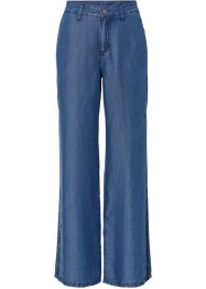 Vid jeans med splitt, av bærekraftig lyocell, RAINBOW