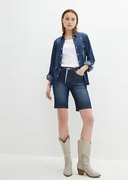 Jeans-bermuda Slim Fit Mid Waist, bonprix