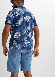 Hawaii poloskjorte i jersey, kort arm, bonprix