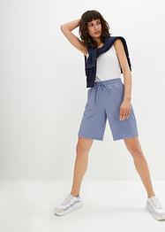 Trenings-bermuda med vattert look, med viskose, bpc bonprix collection