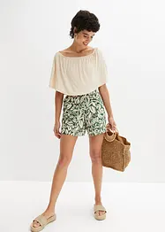 Jerseyshorts i elastisk bomullsmiks, bonprix