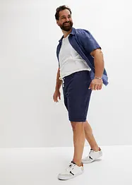Bermudashorts i linmiks, Regular Fit, bonprix