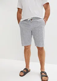 Bermudashorts i linmiks, Regular Fit, bonprix