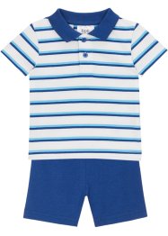 Polo-skjorte og shorts av økologisk bomull til baby (2 deler), bpc bonprix collection