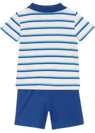 Polo-skjorte og shorts av økologisk bomull til baby (2 deler), bpc bonprix collection