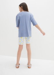 Oversized-shirt + sykkelbukse til jente (2 delt sett), bpc bonprix collection