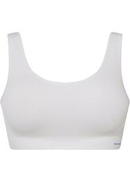 Ribbet Feel Comfort Seamless bustier med blonde, bpc bonprix collection