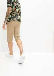 Lang stretch-bermuda med komfortsnitt, Regular Fit, bonprix