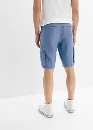 Cargo-bermuda av bærekraftig lin, Loose Fit, bonprix