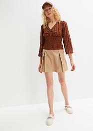Bluse med cut-out, RAINBOW