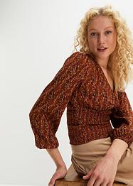 Bluse med cut-out, RAINBOW