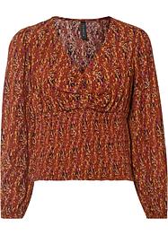 Bluse med cut-out, RAINBOW