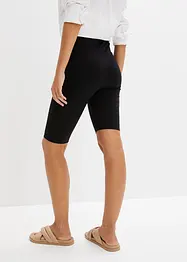 Behagelig High Waist-sykkelbukse av rib-jersey, bonprix