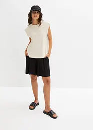 Oversized topp i 100% økologisk bomull, bonprix