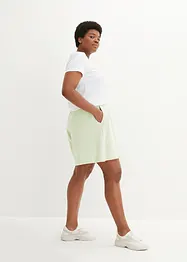 Shorts av Waffle-jersey med High Waist-komfortlinning, bpc bonprix collection